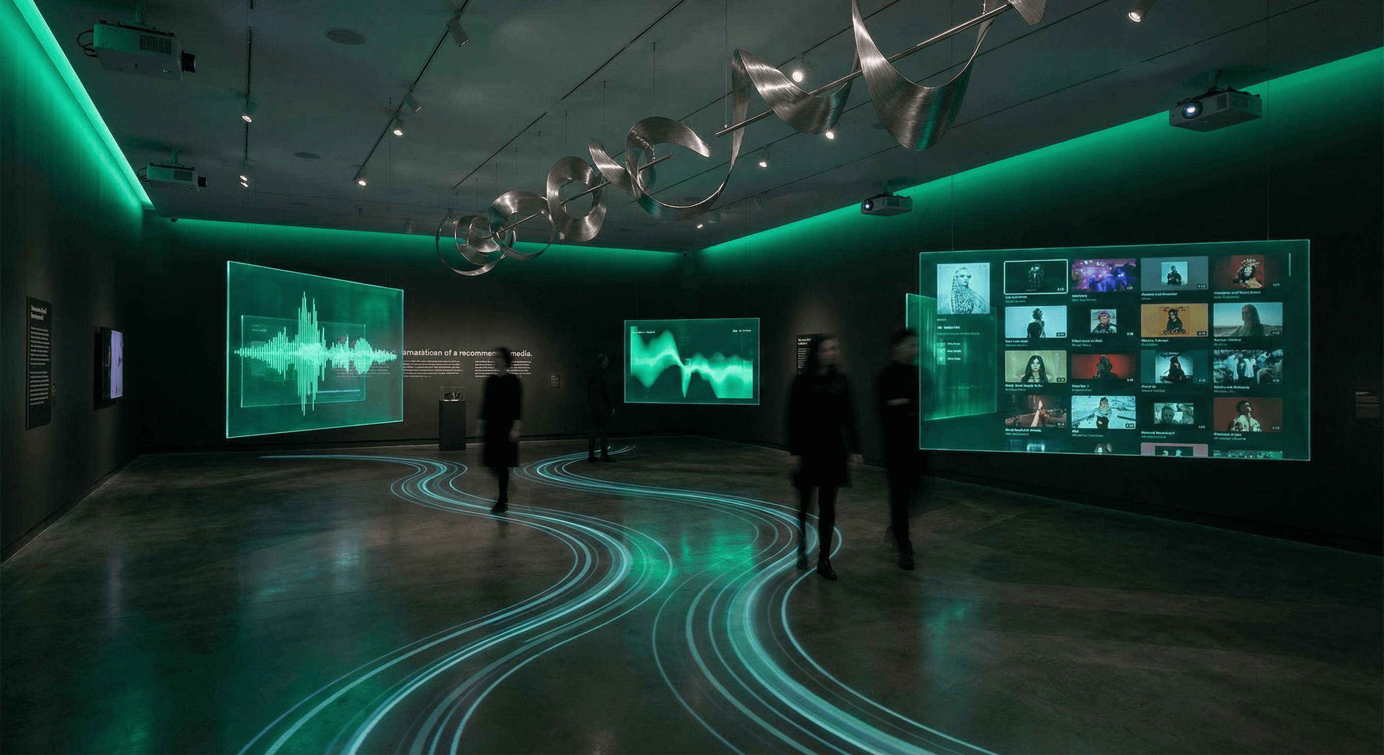 Interfaz de plataforma de streaming con recomendaciones